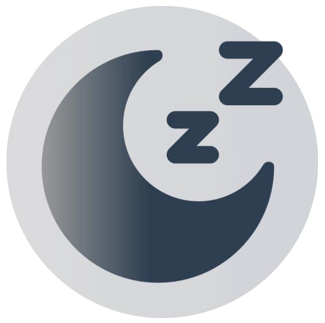 <strong>Sleep</strong> - It promotes a deep and regenerating rest, improving the quality of sleep.