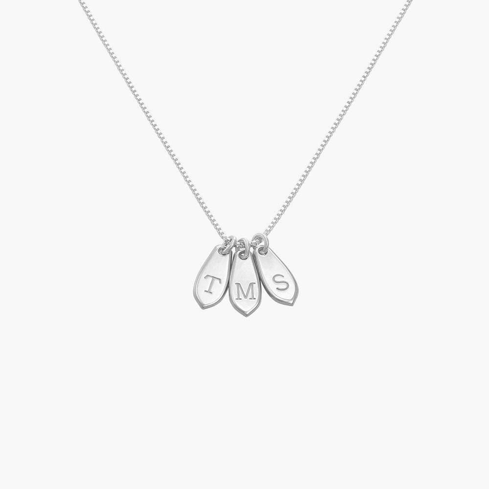 Cascade Initial Necklace - Sterling Silver
